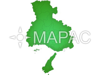 兵庫県 カラーマップ